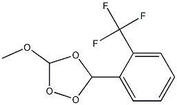 3-Methoxy-5-(2-trifluoromethylphenyl)-1,2,4-trioxolane 구조식 이미지