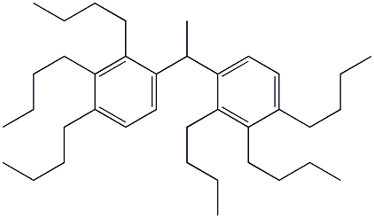 4,4'-Ethylidenebis(1,2,3-tributylbenzene) 구조식 이미지