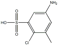 3-Amino-6-chloro-5-methylbenzenesulfonic acid Structure