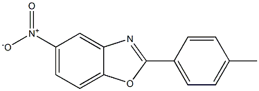 2-(4-Methylphenyl)-5-nitrobenzoxazole 구조식 이미지