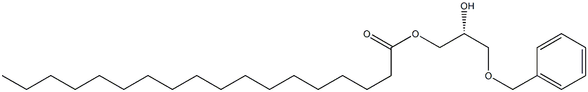 [R,(-)]-3-O-Benzyl-1-O-stearoyl-D-glycerol 구조식 이미지