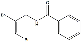 N-[(E)-2,3-Dibromoallyl]benzamide 구조식 이미지