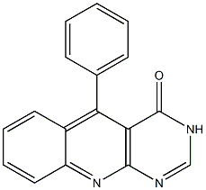 5-Phenylpyrimido[4,5-b]quinolin-4(3H)-one 구조식 이미지