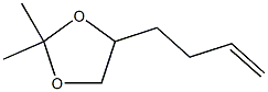 2,2-Dimethyl-4-(3-butenyl)-1,3-dioxolane 구조식 이미지