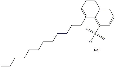 8-Dodecyl-1-naphthalenesulfonic acid sodium salt Structure