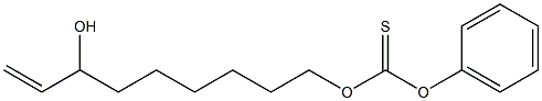 9-[(Phenoxythiocarbonyl)oxy]-1-nonen-3-ol Structure