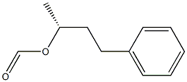 (+)-Formic acid (R)-1-methyl-3-phenylpropyl ester 구조식 이미지
