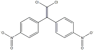 1,1-Dichloro-2,2-bis(4-nitrophenyl)ethene Structure