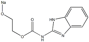 2-(2-Sodiooxyethyloxycarbonylamino)-1H-benzimidazole Structure