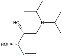 (2R,3S)-1-(Diisopropylamino)-4-pentene-2,3-diol Structure