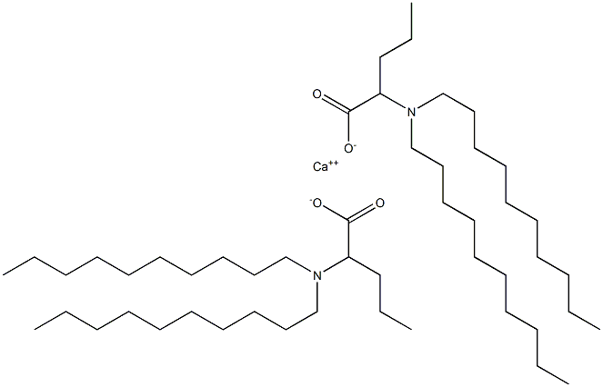 Bis[2-(didecylamino)valeric acid]calcium salt 구조식 이미지