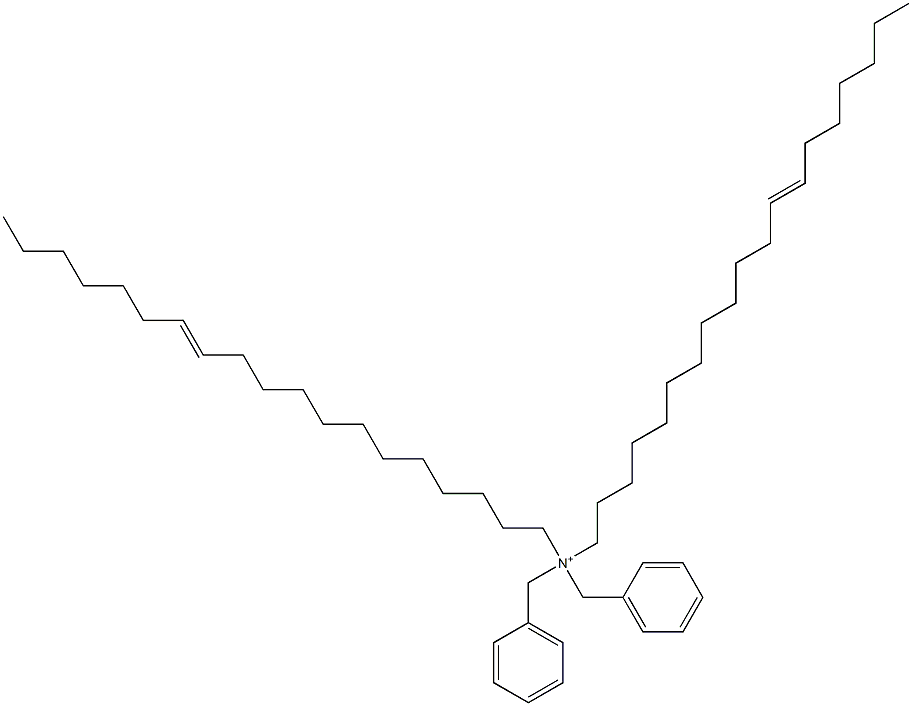 Di(12-nonadecenyl)dibenzylaminium Structure