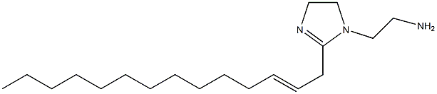 1-(2-Aminoethyl)-2-(2-tetradecenyl)-2-imidazoline 구조식 이미지