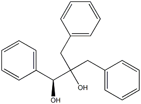 [S,(-)]-2-Benzyl-1,3-diphenyl-1,2-propanediol 구조식 이미지