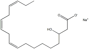 3-Hydroxylinoleic acid sodium salt Structure