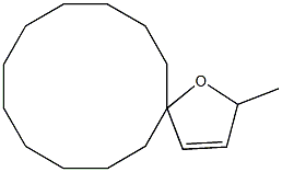 2-Methyl-1-oxaspiro[4.11]hexadec-3-ene Structure