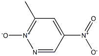 3-Methyl-5-nitropyridazine 2-oxide 구조식 이미지