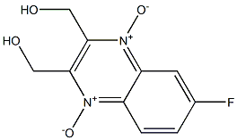 6-Fluoroquinoxaline-2,3-dimethanol 1,4-dioxide Structure