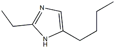 5-Butyl-2-ethyl-1H-imidazole Structure