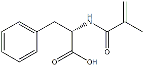 N-(Methacryloyl)-L-phenylalanine Structure