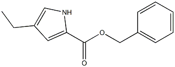 4-Ethyl-1H-pyrrole-2-carboxylic acid benzyl ester 구조식 이미지