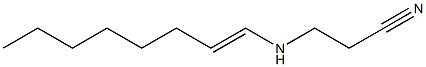 N-(2-Cyanoethyl)-1-octenylamine 구조식 이미지