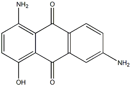 1-Hydroxy-4,7-diaminoanthraquinone Structure