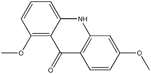 1,6-Dimethoxyacridin-9(10H)-one Structure