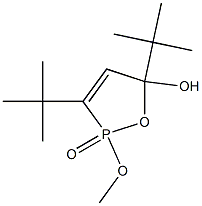 2-Methoxy-5-hydroxy-3,5-di-tert-butyl-2,5-dihydro-1,2-oxaphosphole 2-oxide Structure