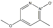 5-Methoxy-3-methylpyridazine 2-oxide 구조식 이미지