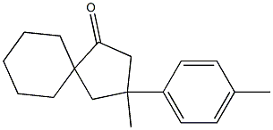 3-Methyl-3-(p-tolyl)spiro[4.5]decan-1-one Structure