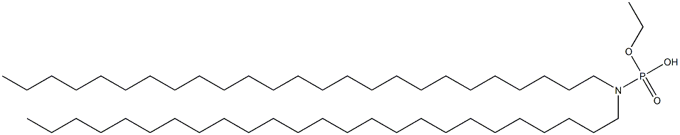 N,N-Dipentacosylamidophosphoric acid hydrogen ethyl ester Structure