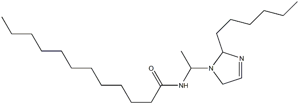 1-(1-Lauroylaminoethyl)-2-hexyl-3-imidazoline Structure