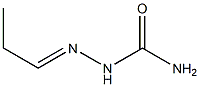 Propionaldehyde semicarbazone Structure