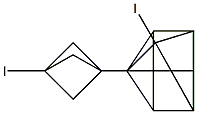 1-Iodo-4-(3-iodobicyclo[1.1.1]pentan-1-yl)pentacyclo[4.2.0.02,5.03,8.04,7]octane Structure