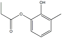 Propanoic acid 2-hydroxy-3-methylphenyl ester 구조식 이미지