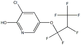 3-Chloro-5-(1,1,2,3,3,3-hexafluoropropyloxy)pyridin-2-ol Structure