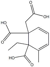 6-Methylphthalic acid 1-ethyl 2-carboxymethyl ester 구조식 이미지