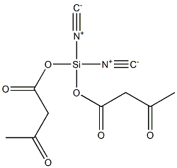 Diisocyanobis(acetoacetyloxy)silane Structure
