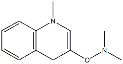 1-Methyl-3-(dimethylaminooxy)-1,4-dihydroquinoline Structure