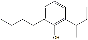 2-Butyl-6-sec-butylphenol Structure