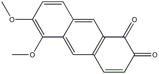 5,6-Dimethoxy-1,2-anthraquinone Structure