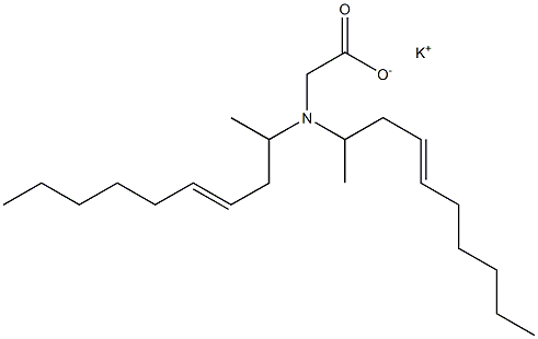 N,N-Di(4-decen-2-yl)glycine potassium salt Structure