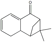 2,4-Methano-3,3-dimethyl-3,4,4a,5-tetrahydronaphthalen-1(2H)-one 구조식 이미지