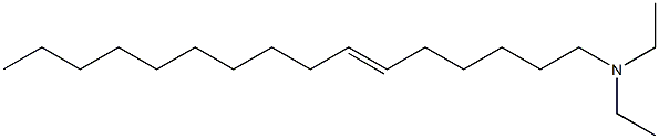 N,N-Diethyl-6-hexadecen-1-amine 구조식 이미지