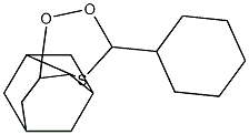 5'-Cyclohexylspiro[adamantane-2,3'-[1,2]dioxa[4]thiacyclopentane] Structure