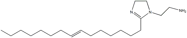 1-(2-Aminoethyl)-2-(7-pentadecenyl)-2-imidazoline 구조식 이미지