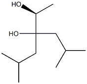 [S,(-)]-3-Isobutyl-5-methyl-2,3-hexanediol Structure