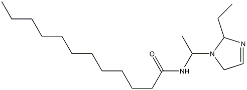 1-(1-Lauroylaminoethyl)-2-ethyl-3-imidazoline 구조식 이미지