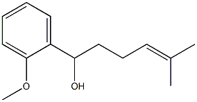 1-(2-Methoxyphenyl)-5-methyl-4-hexen-1-ol Structure